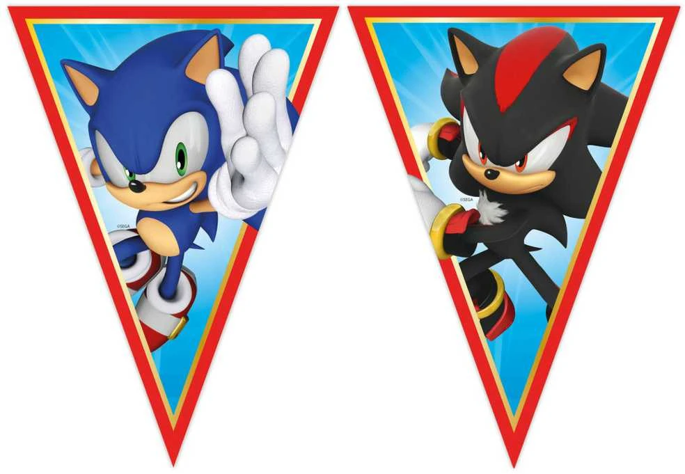 Globos Europe Bv Sonic vimpelguirlande