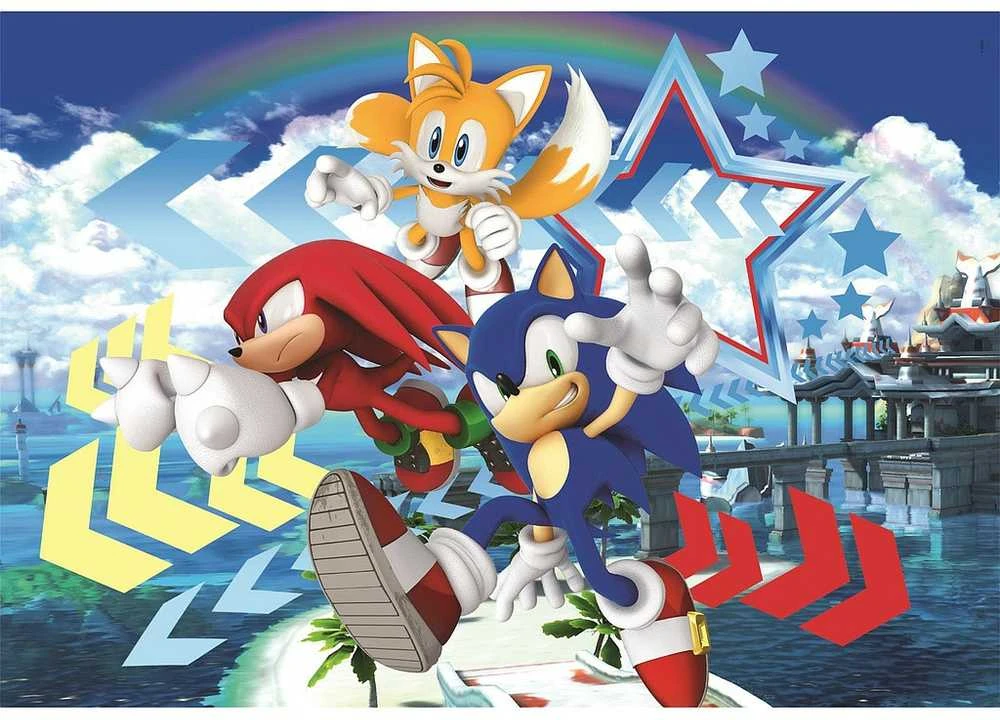 Clementoni Dėlionė 104 vnt. - Ežiukas Sonic