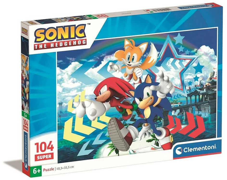 Clementoni Dėlionė 104 vnt. - Ežiukas Sonic