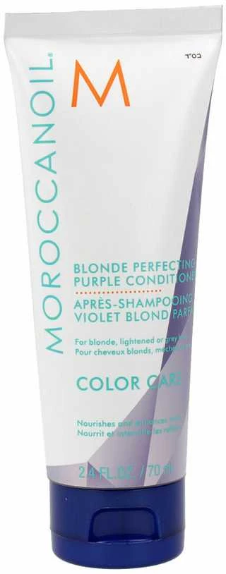 Moroccanoil Color Care Skirtas šviesiems plaukams Perfecting Violetinė Conditioner kondicionierius šviesiaplaukėms, 70 ml