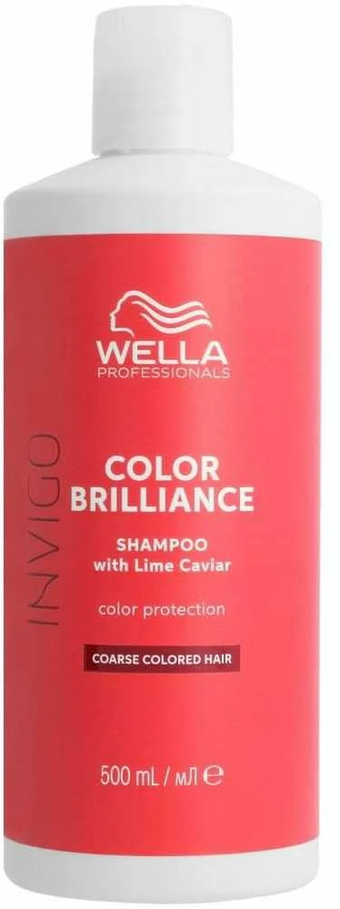 Šampūnas šiurkštiems, dažytiems plaukams Wella Invigo Color Brilliance Coarse 500ml