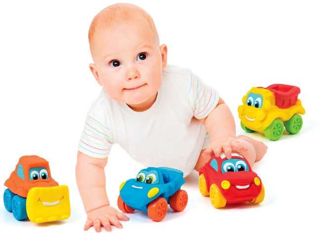 Spalva „Soft & Go“ mėlyna lenktyninis automobilis „Clementoni“