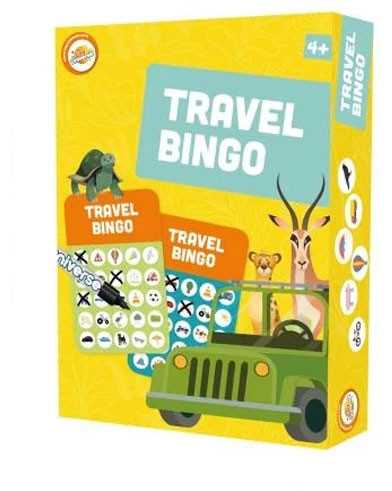 Spalvotas bingo kelionių žaidimas