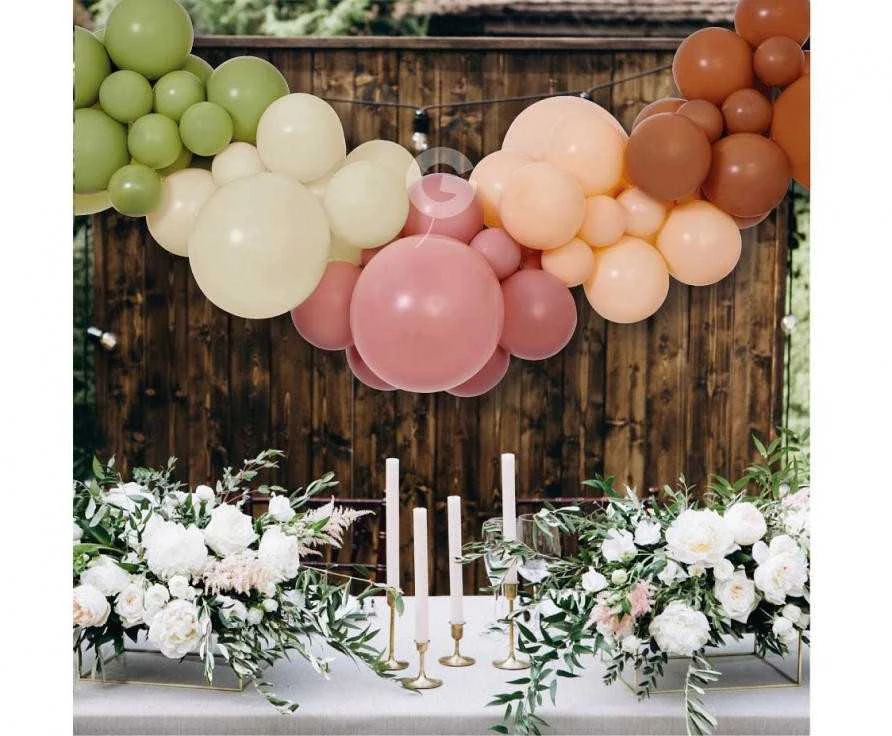 GoDan DIY Boho balionų girlianda 65 balionai + kaspinas