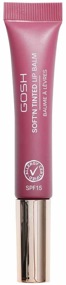 Gosh Soft'n Tinted Vegan Hydrates Lūpų balzamas 006 Berry SPF 15, 8 ml