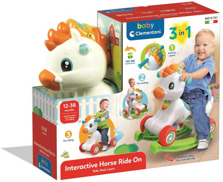 Clementoni Ride On 3 in 1 Horse