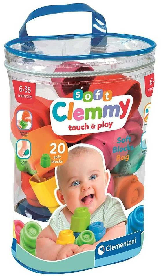 Clementoni konstruktorius "Baby Clemmy" (20 kaladėlių)