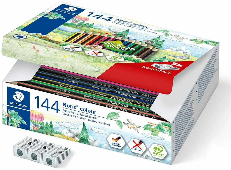 Staedtler daugiaspalviai pieštukai, 144 vnt.