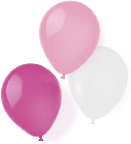 AMSCAN 8 Balonów lateksowych Hot Rožinė 25,4cm / 10'' 8szt 9904896