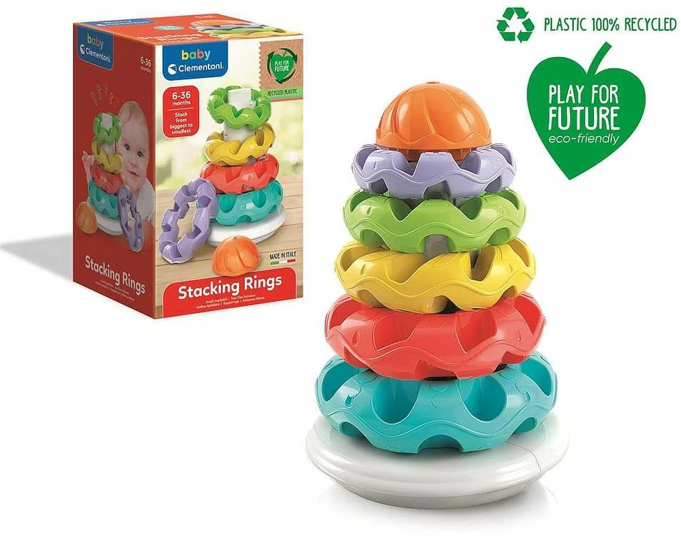 Piramidė Clementoni Baby Spalvingas bokštas