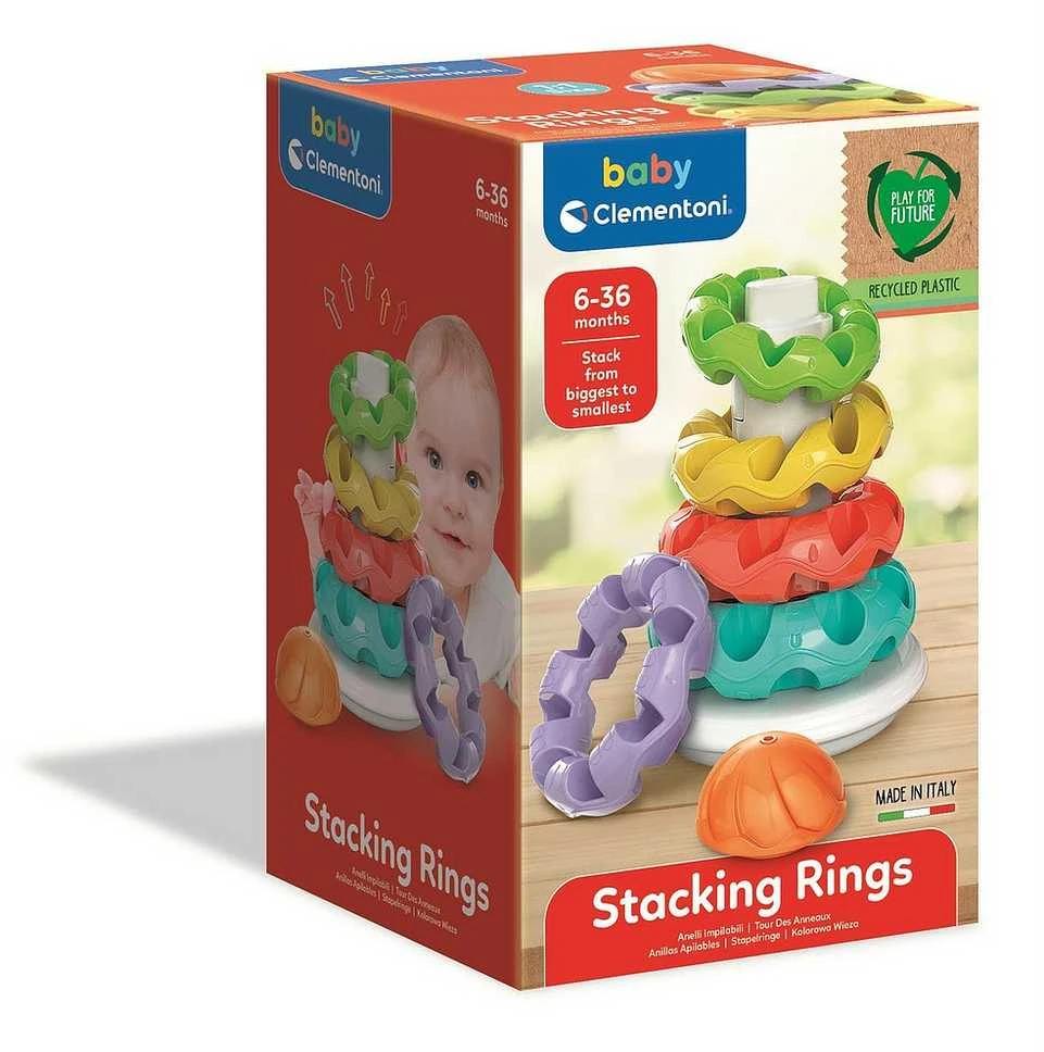 Piramidė Clementoni Baby Spalvingas bokštas