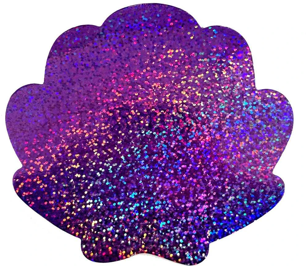 Spalvotos holografinės putplasčio formos, 12 vnt.