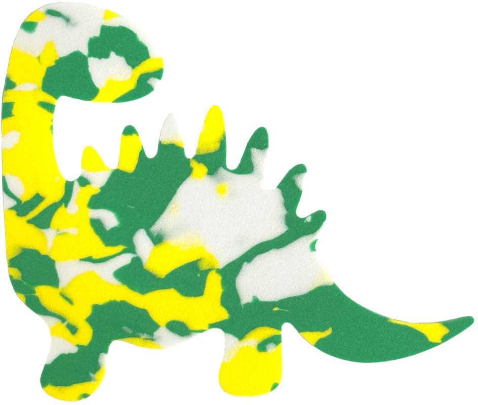 Spalvotų dinozaurų putplasčio figūrėlės, 12 vnt. pakuotė