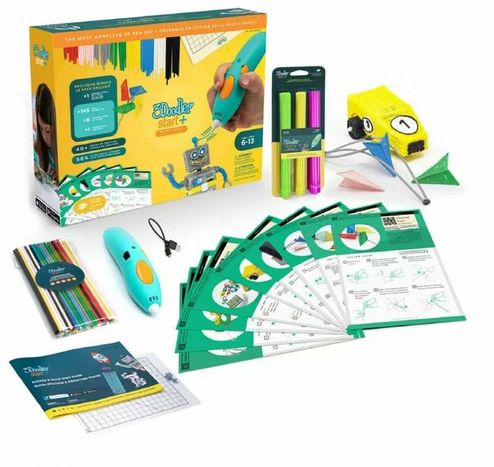 3Doodler Start Plus Costc išplėstinis rinkinys 3D rašiklis 0,77 mm Turquoise
