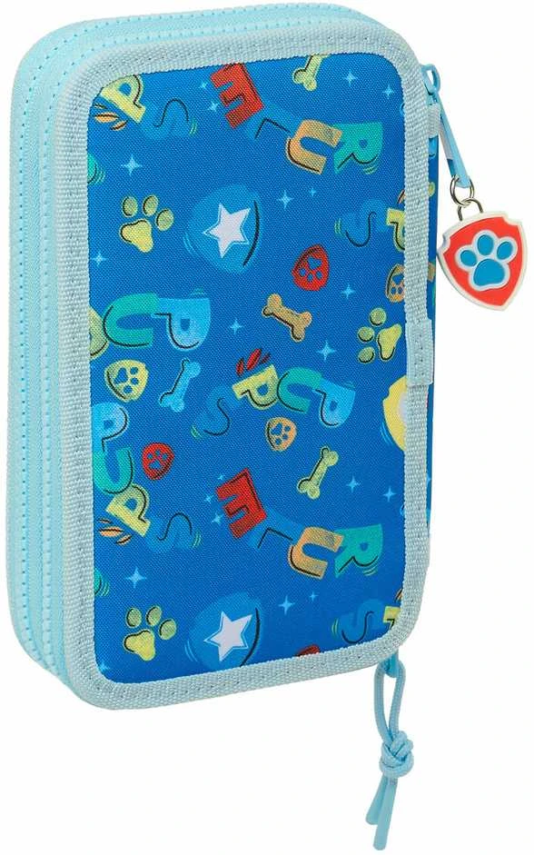 Safta Spin Master Dvigubo pieštuko dėklas The Paw Patrol Pups rule Mėlyna 12.5 x 19.5 x 4 cm 28 Dalys