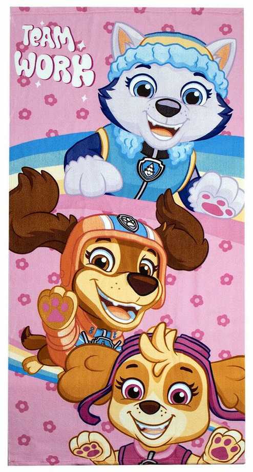 Spin Master Paplūdimio rankšluostis The Paw Patrol Šviesiai rožinis 70 x 140 cm