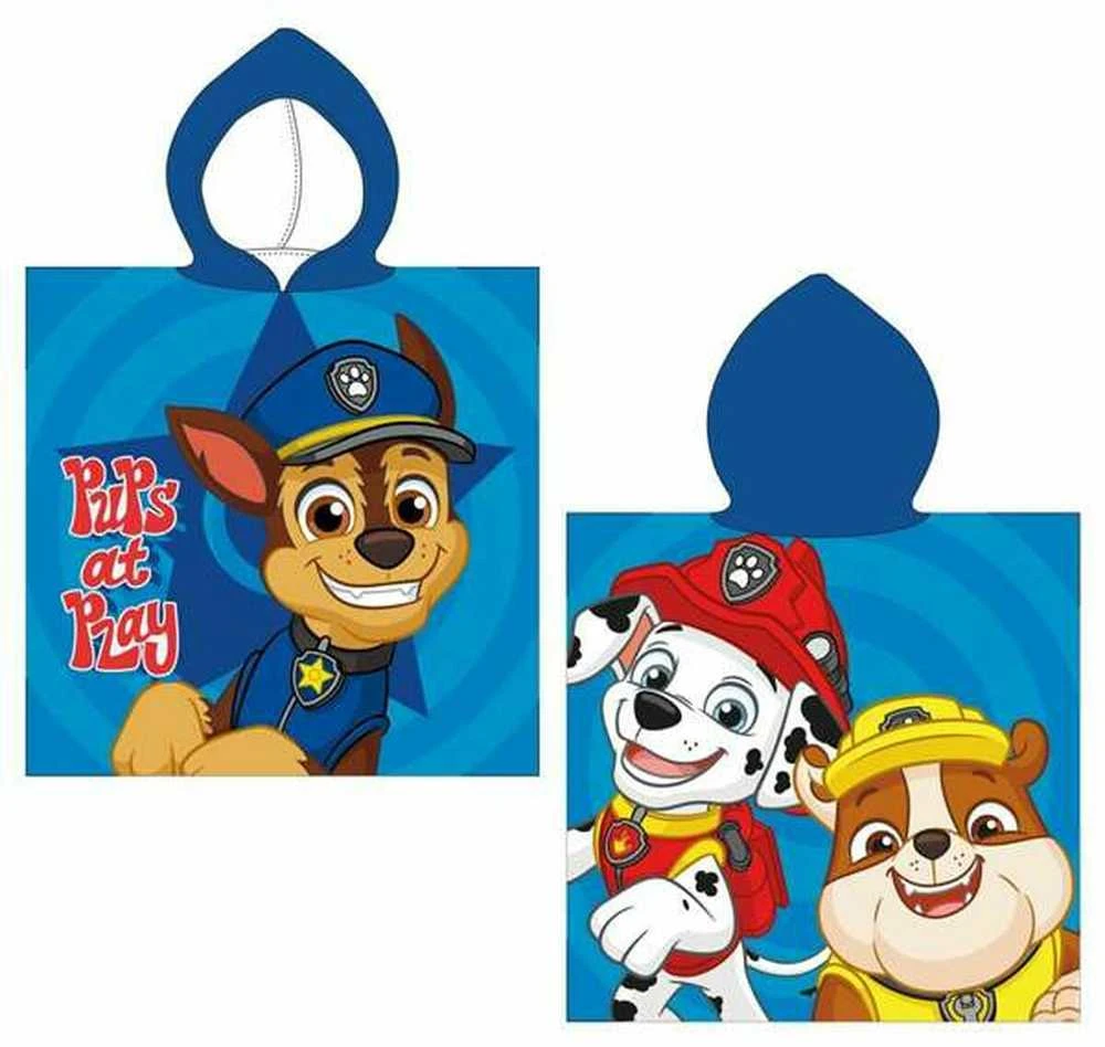Rankšluostis Spin Master CERDÁ Paw Patrol microfibre poncho beach towel
