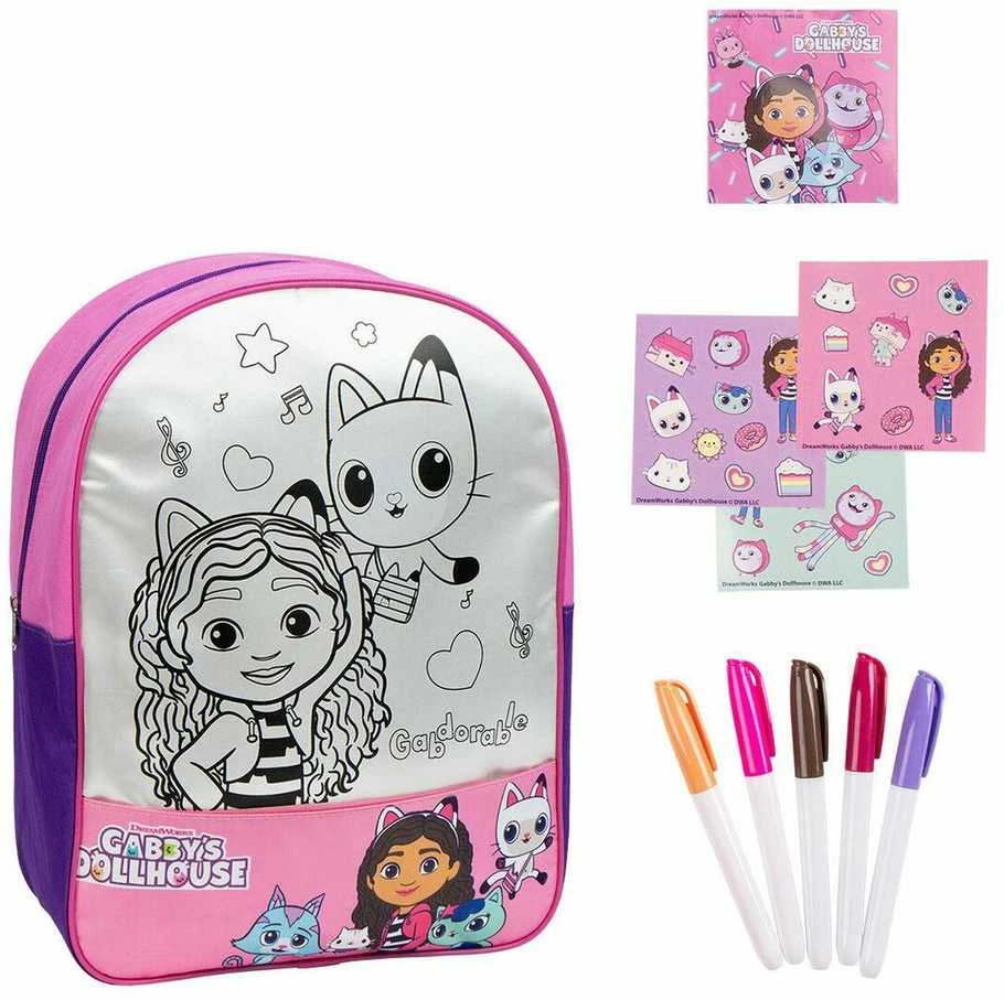 Gabby's Dollhouse CERDÁ Gabbys Doll House Diy backpack set