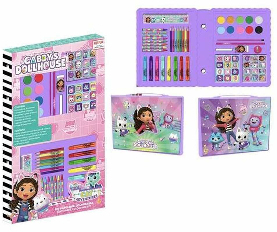 Gabby's Dollhouse CERDÁ Gabbys Doll House colouring stationery set