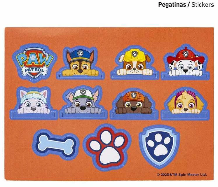 Spin Master PAW Patrol Spalvinimo Knyga su pieštukais ir lipdukais
