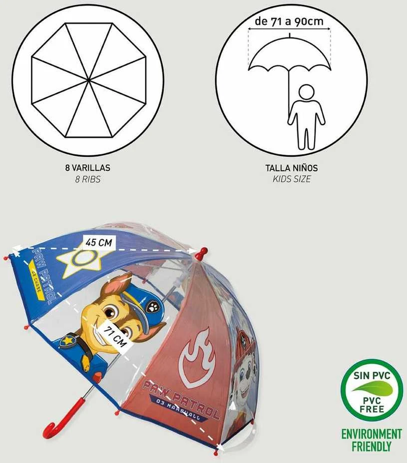 Spin Master CERDÁ Paw Patrol manual bubble umbrella