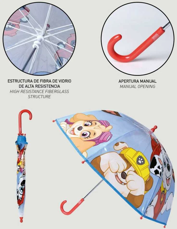 Spin Master Skėtis The Paw Patrol Ø 71 cm Spalvotas