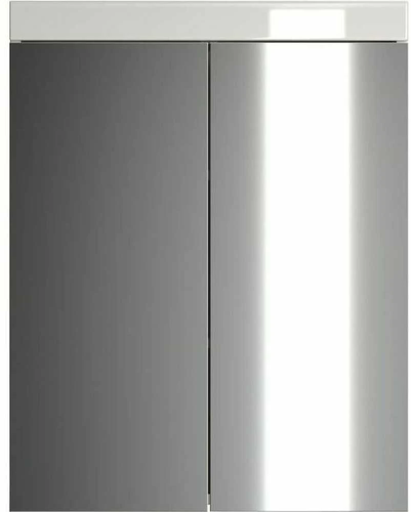 Trendteam Veidrodinė spintelė Amanda, 60 x 17 x 77 cm, balta blizgi