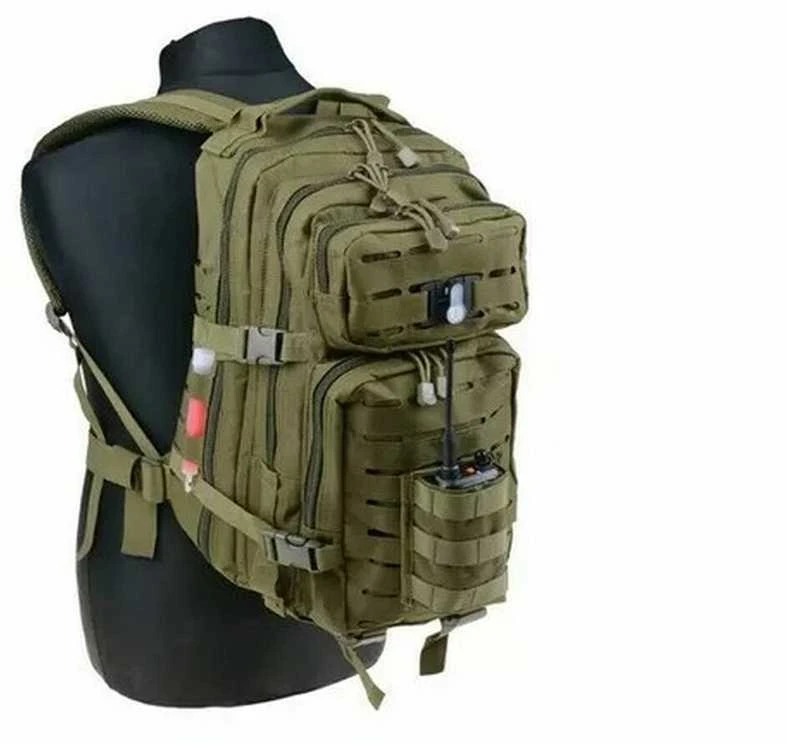 gfc Backpack type Assault Pack (lazerinis Cut) - olive žalias