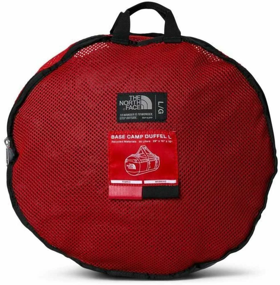 The North Face Base Camp Duffel L Sportinis Krepšys 95L Poliesteris Juoda, Raudona