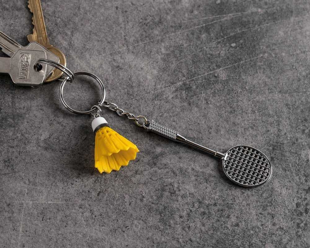 Sportinis raktų pakabukas - badmintonas