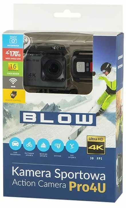 BLOW veiksmo kamera ACTION CAMERA Pro4U 4K