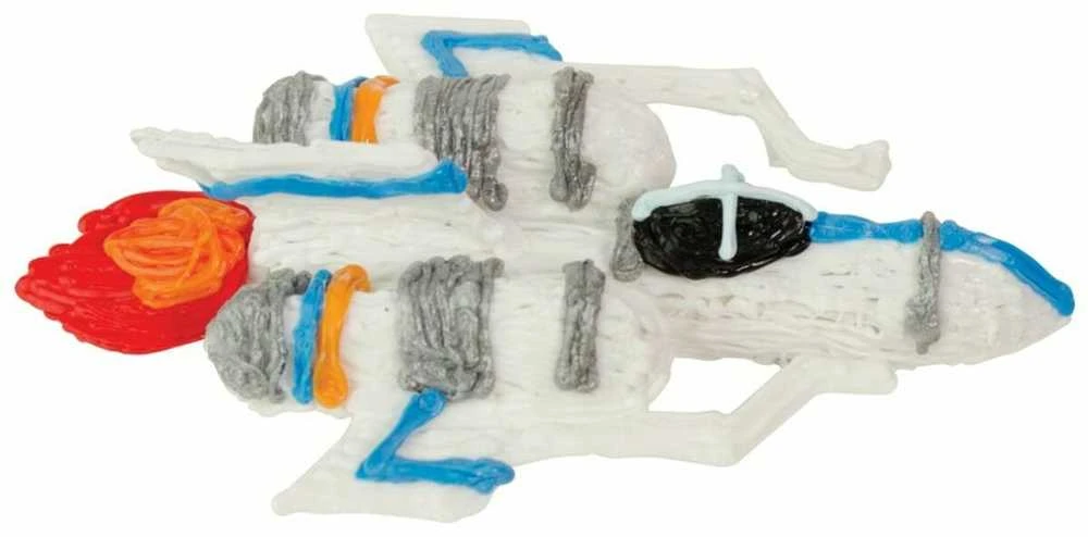3Doodler plastiko erdvėlaivio modelis