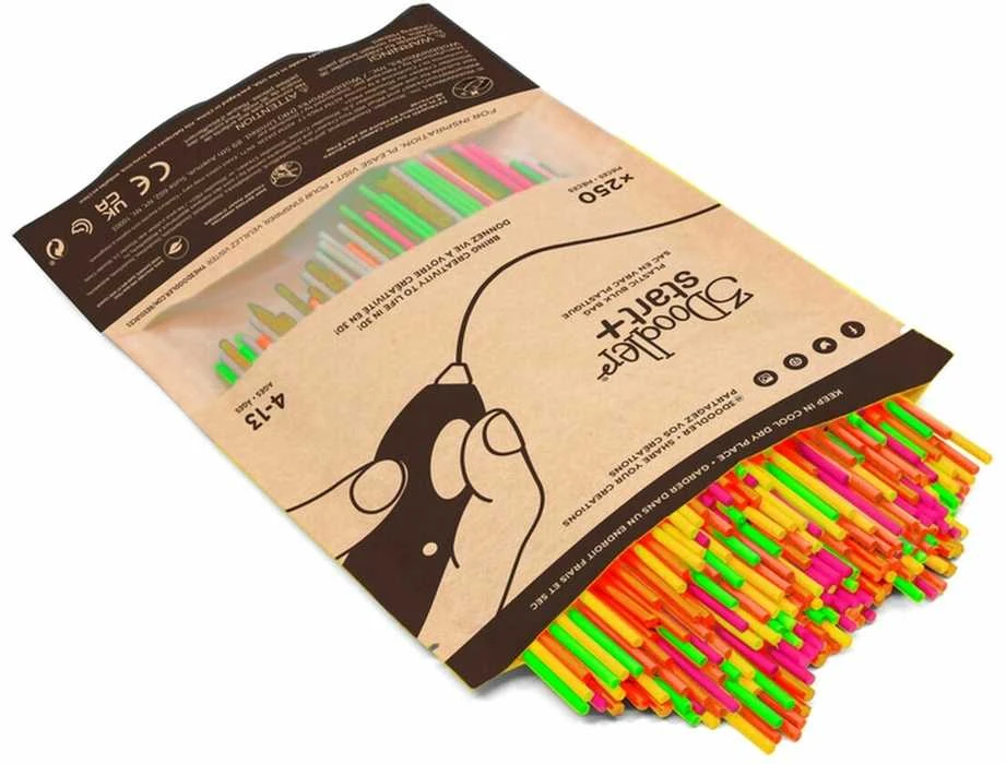 3Doodler Start neoninių spalvų filamentų pakuotė