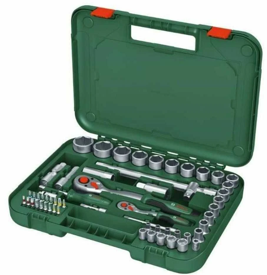 Bosch 57 dalių įrankių rinkinys dėkle