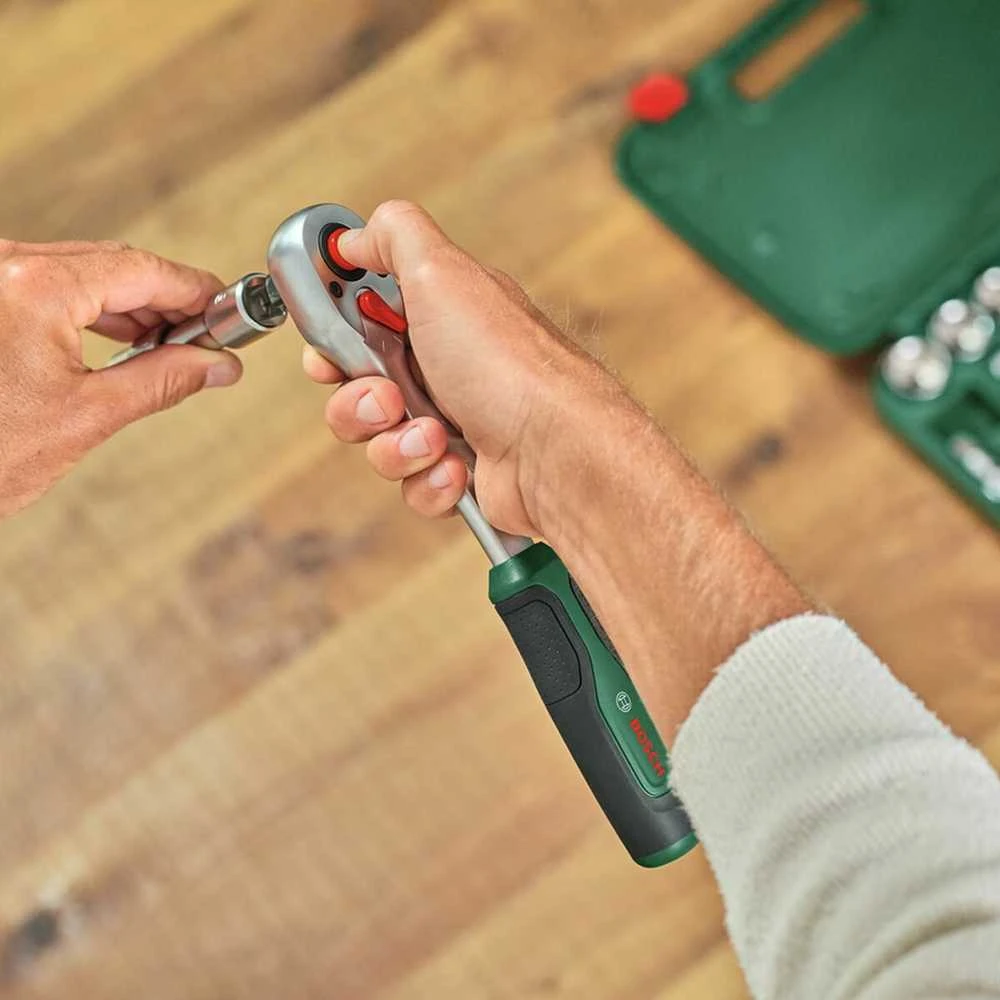 Bosch 1/2'' Terkšlinis raktas rinkinys, 25 vnt.