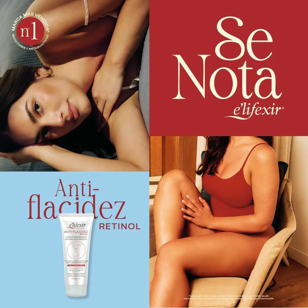 E'Lifexir ANTI-SAGGING RETINOL advanced firming and remodeling body cream gel 200 ml