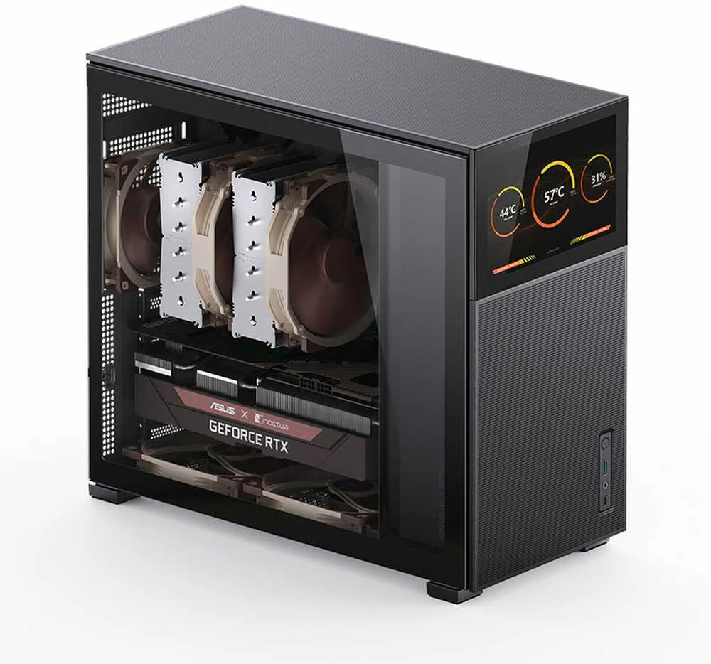 Korpusas Jonsbo D41 MESH Screen ATX, juodas