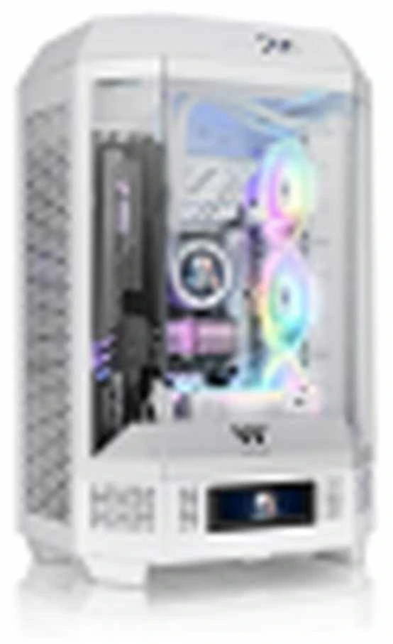 Thermaltake The Tower 300, Tower tipo korpusas - baltas, grūdintas stiklas