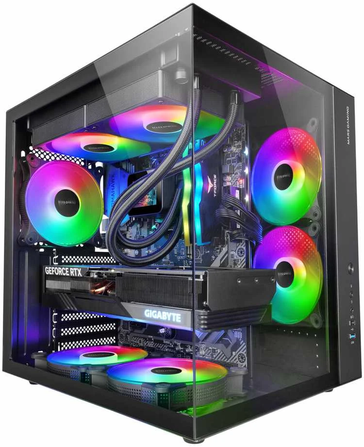 tacens Mars Gaming MCV-ONE Midi Tower Juodas