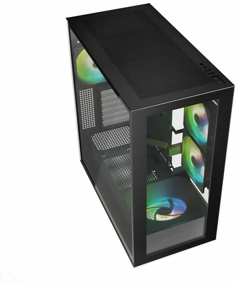 Midi Sharkoon Rebel C60 RGB Juodas