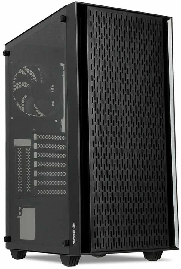 Kompiuterio Korpusas - iBox CETUS 903 Midi Tower Micro ATX/ATX, 29cm GPU, 16cm CPU Aušintuvas, Juodas