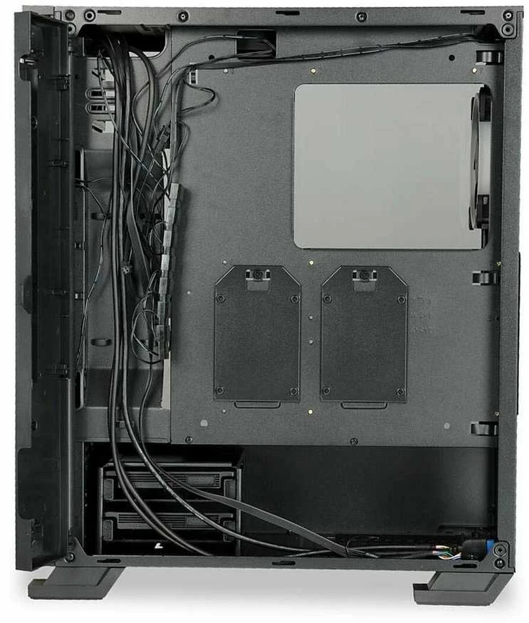 Housing IBOX WIZARD 4 GAMING OW4 (ATX, juodos spalvos)