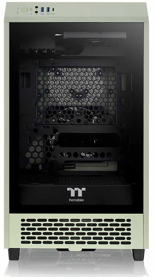 Mini Thermaltake The Tower 200 TG Žalias