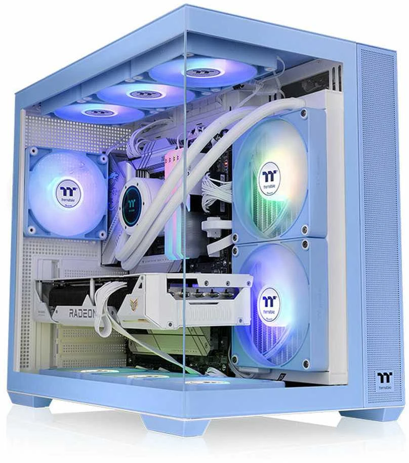 Midi Thermaltake View 380 TG ARGB Hydrangea Mėlyna