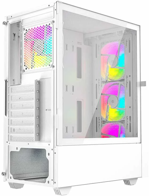 GEMBIRD kompiuterio dėklas Fornax 4000 ATX - ARGB apšvietimas baltas