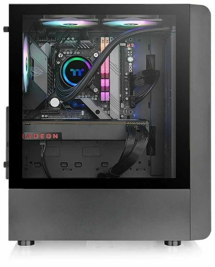 Thermaltake S200 TG ARGB Midi Tower korpusas juodas