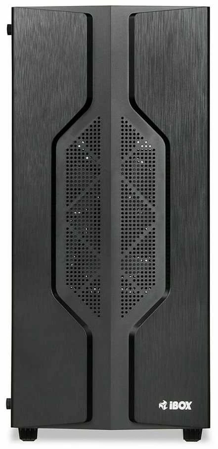 Kompiuterio Korpusas - iBox CETUS 908 Midi Tower ATX, 7 Diskai, Antipirštinis Filtras Juodas