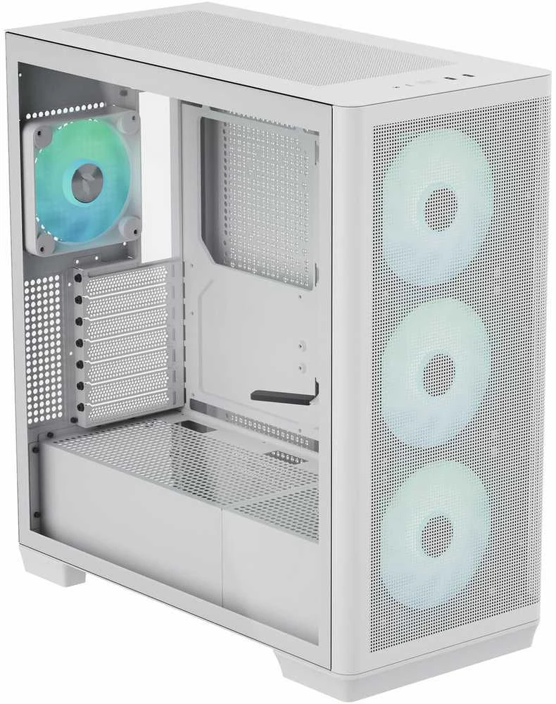 Aerocool Kompiuterio Korpusas - APNX C1 Argb Baltas