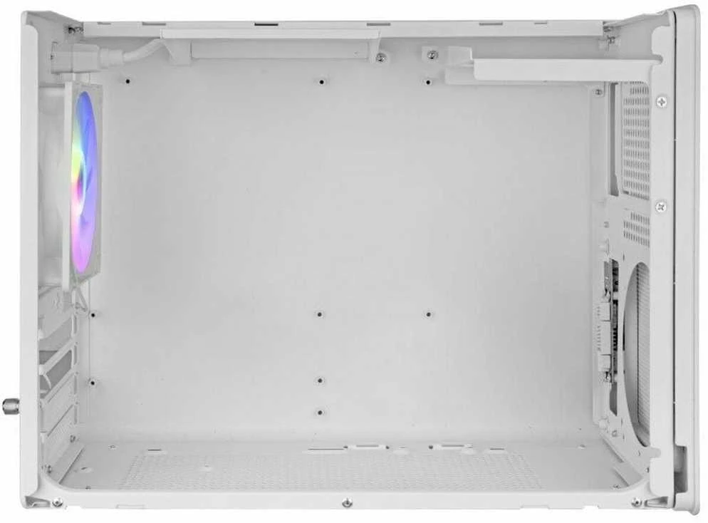 Mars Gaming MCXPSW mATX itin kompaktiškas žaidimų kompiuterio korpusas su tinklelio ir stiklo panele