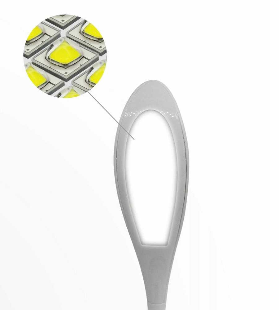 Biuro lempa su LED RGB apšvietimu ir 256 spalvomis